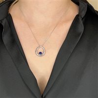 Collar Gaurosa Mujer Goccia in Plata Zircone 10498965 - 10498965